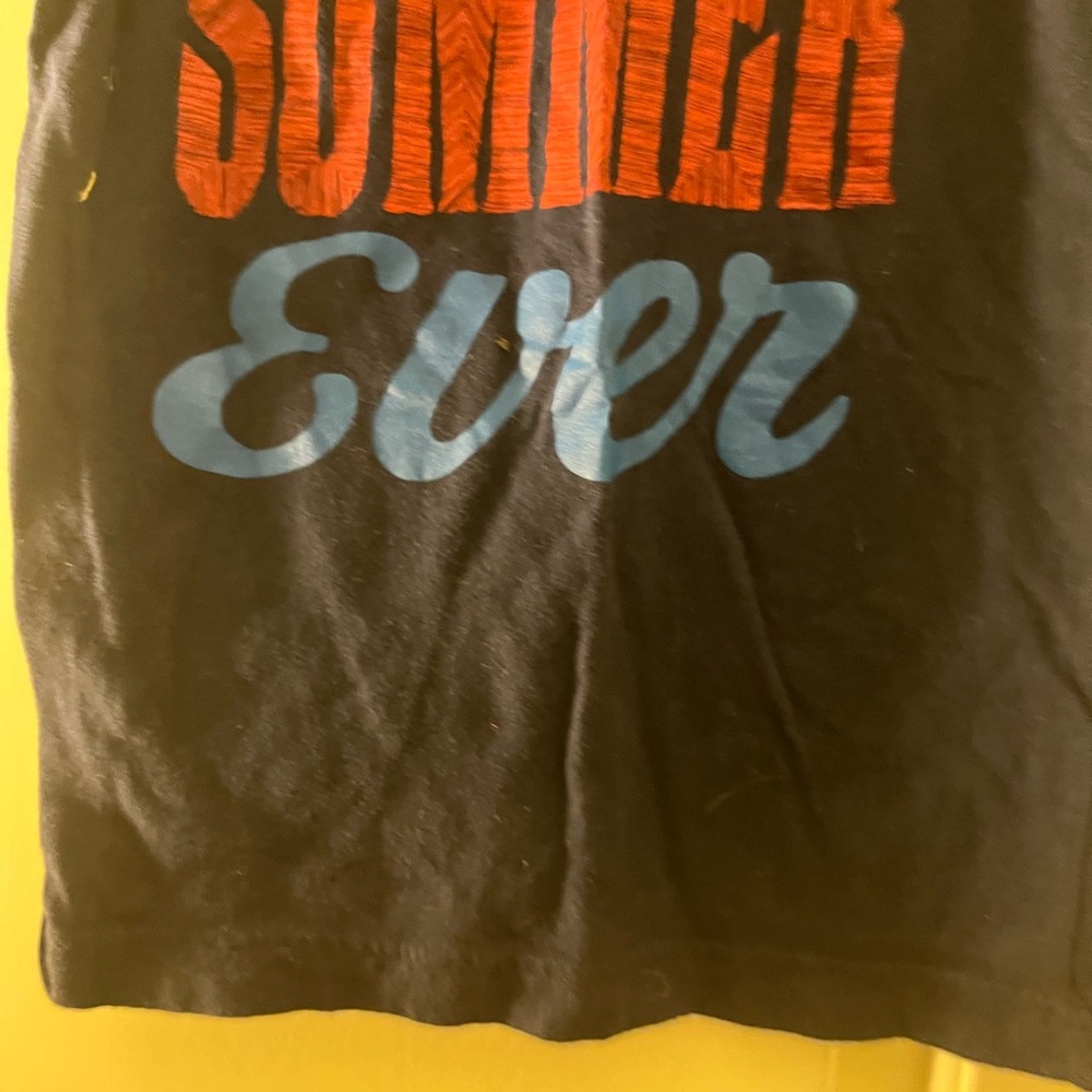 Gymboree Boys Graphic Print Muscle Shirt Tank Size 7 Blue - Picture 4 of 6